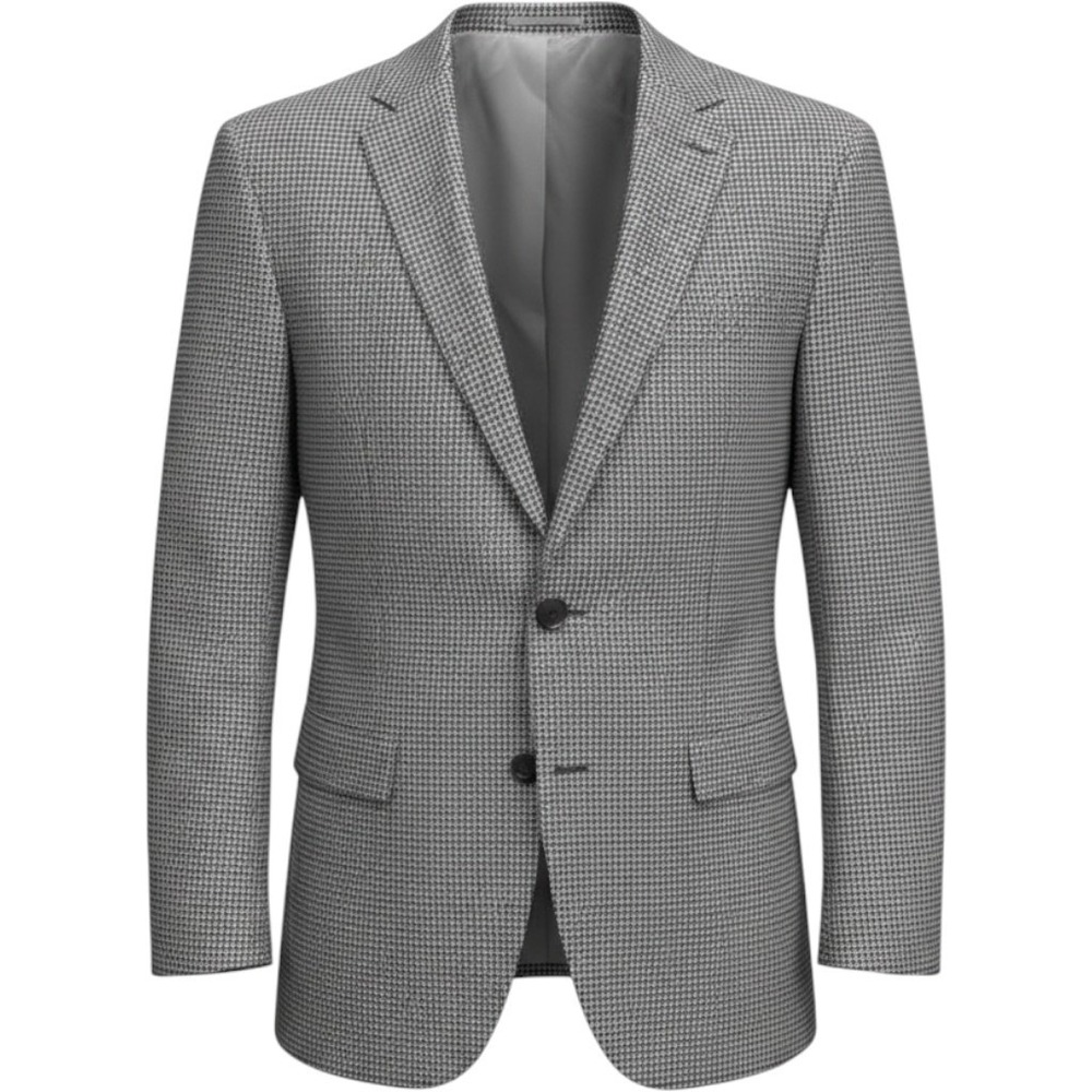 Ralph Lauren Blazer 44R Men's Grey Silk Wool Houndstooth‎ Sport Coat Dillard's
